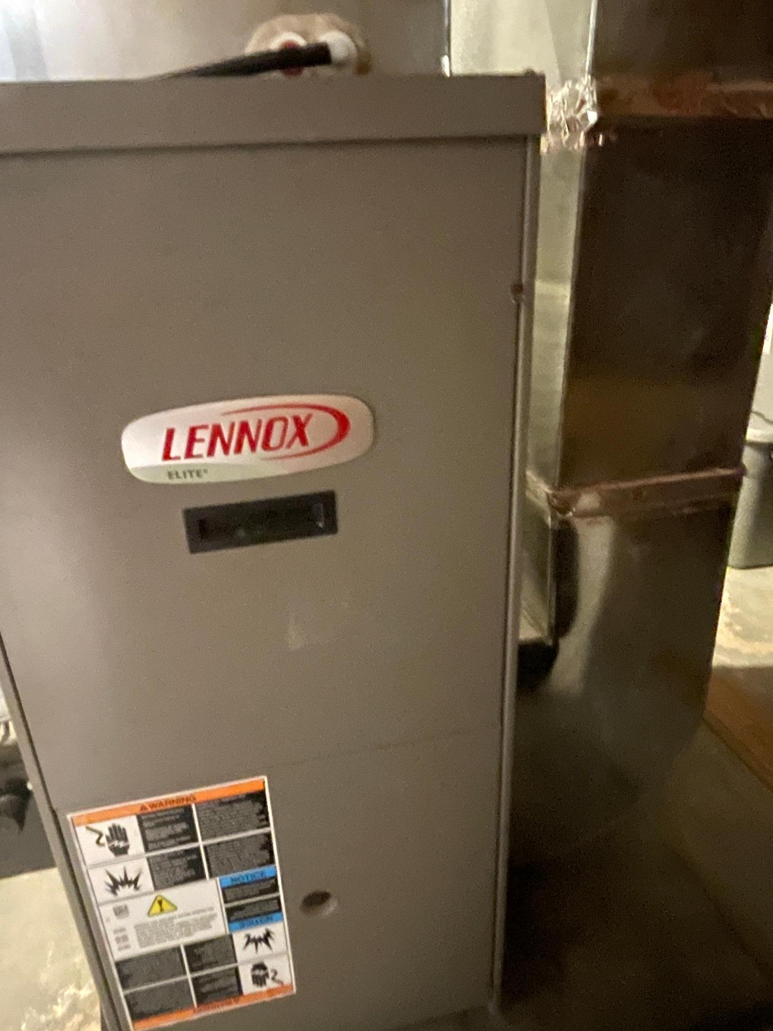 NEWER LENNOX FURNACE AND A/C