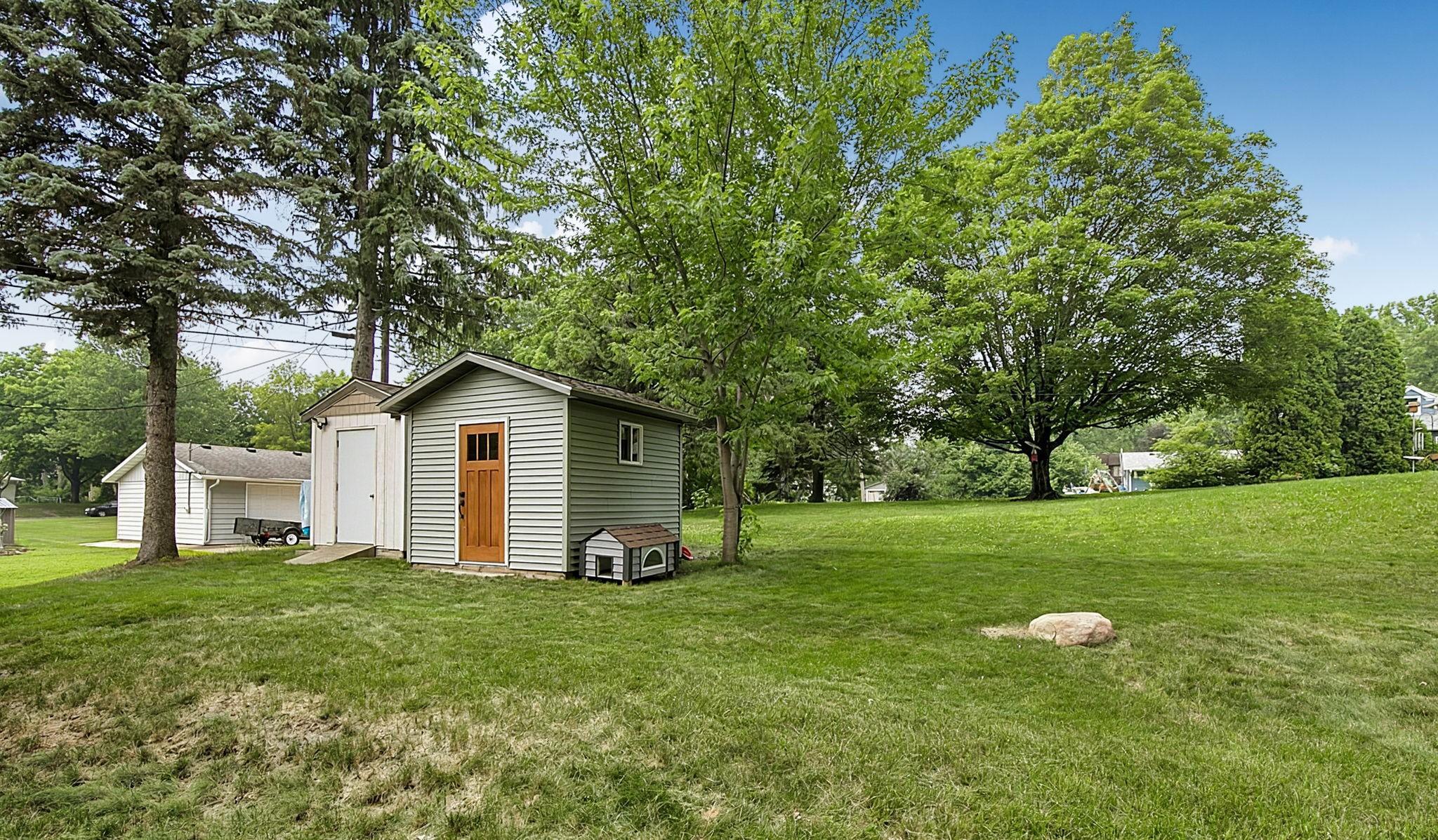 Two sheds