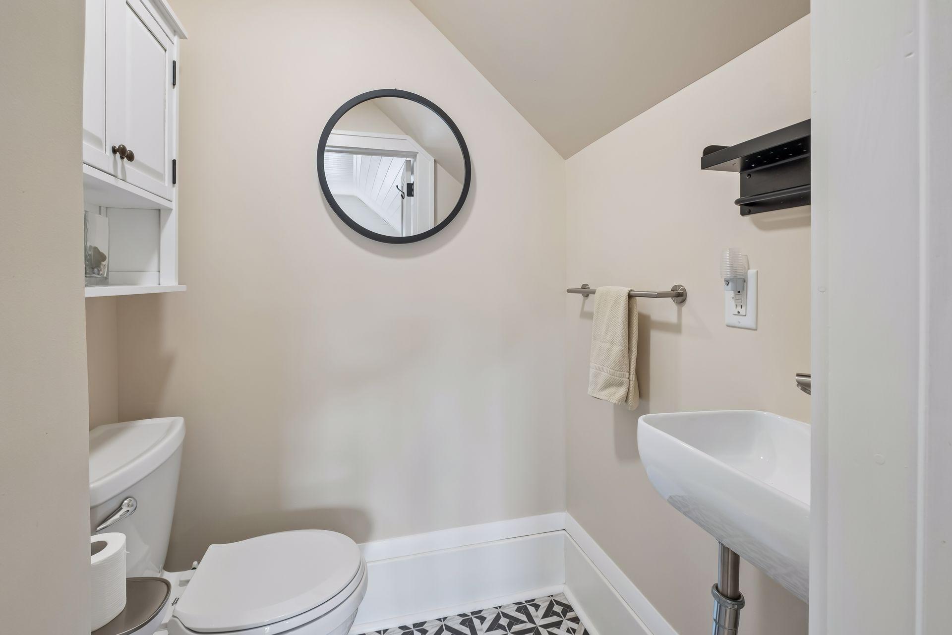 NEW half bath added in 2025. A rare find in Como for a upper half story!
