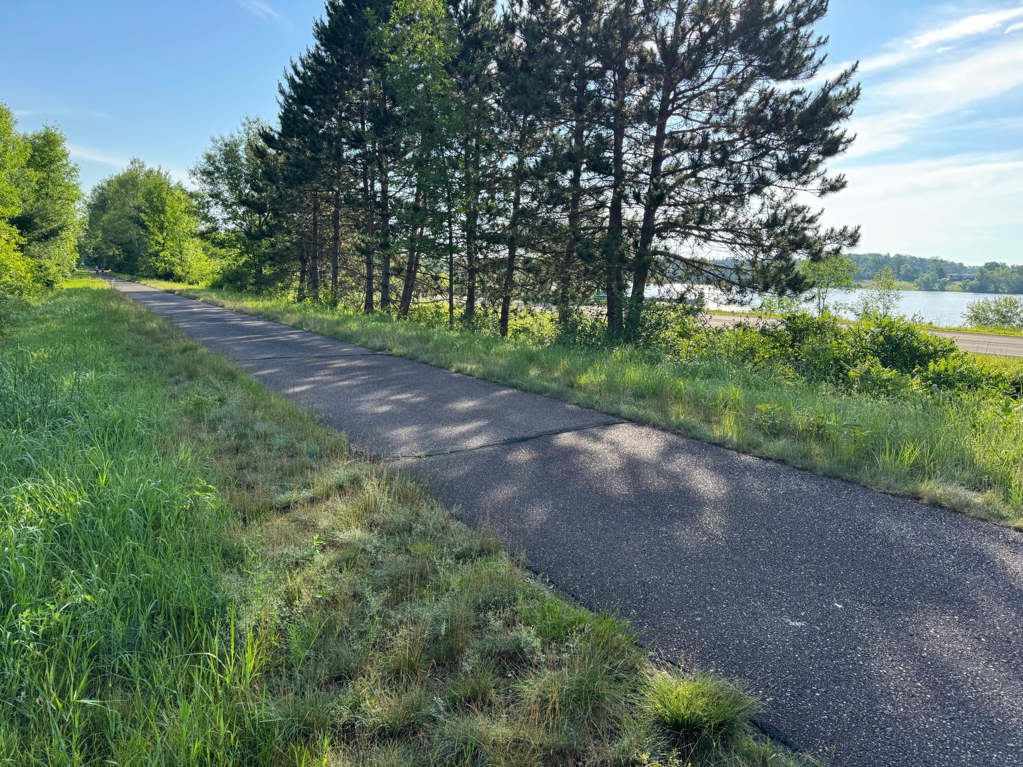 Munger Trail runs along the property