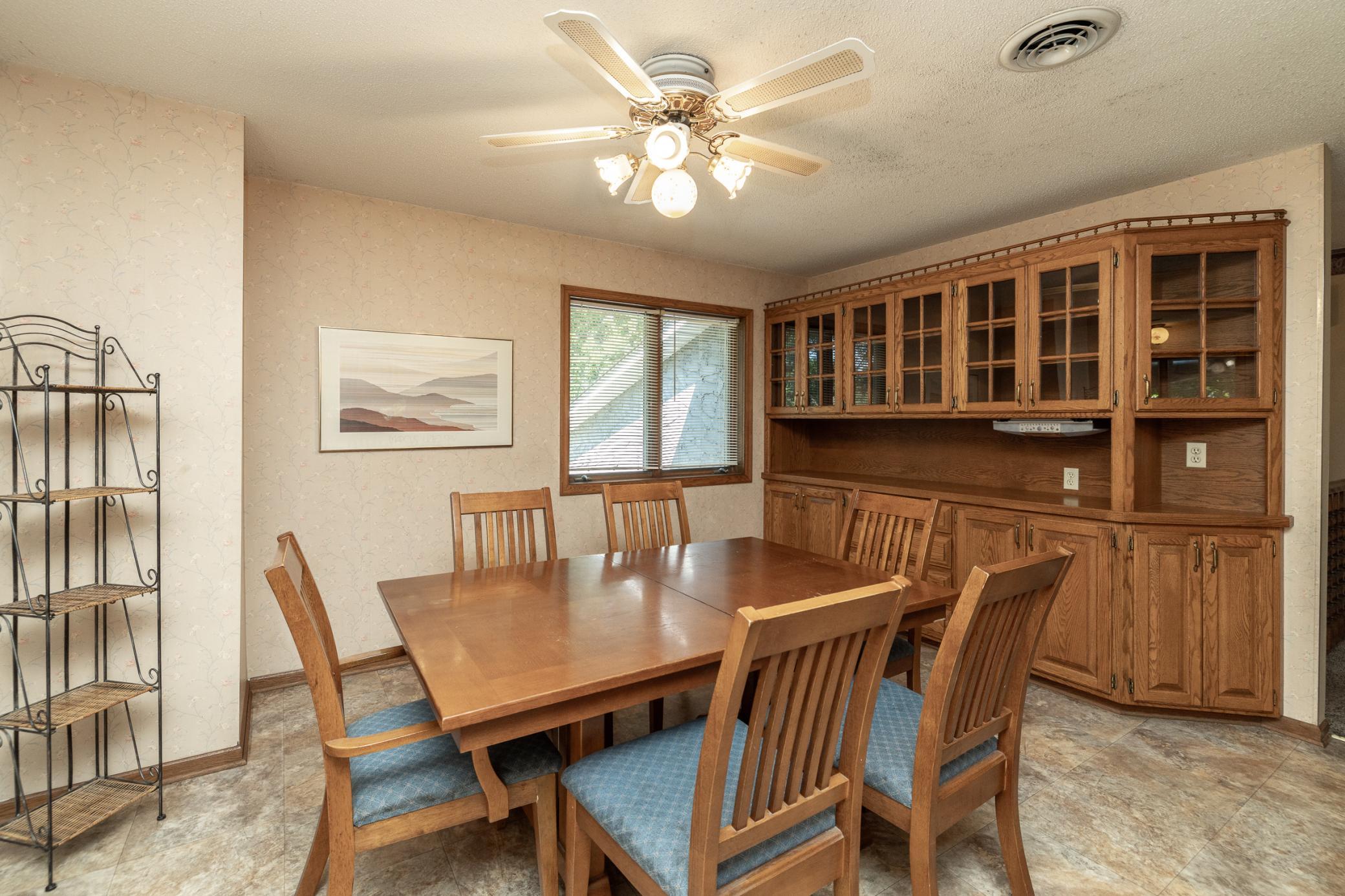 14 x 14 Dining Room With Built in Buffet
