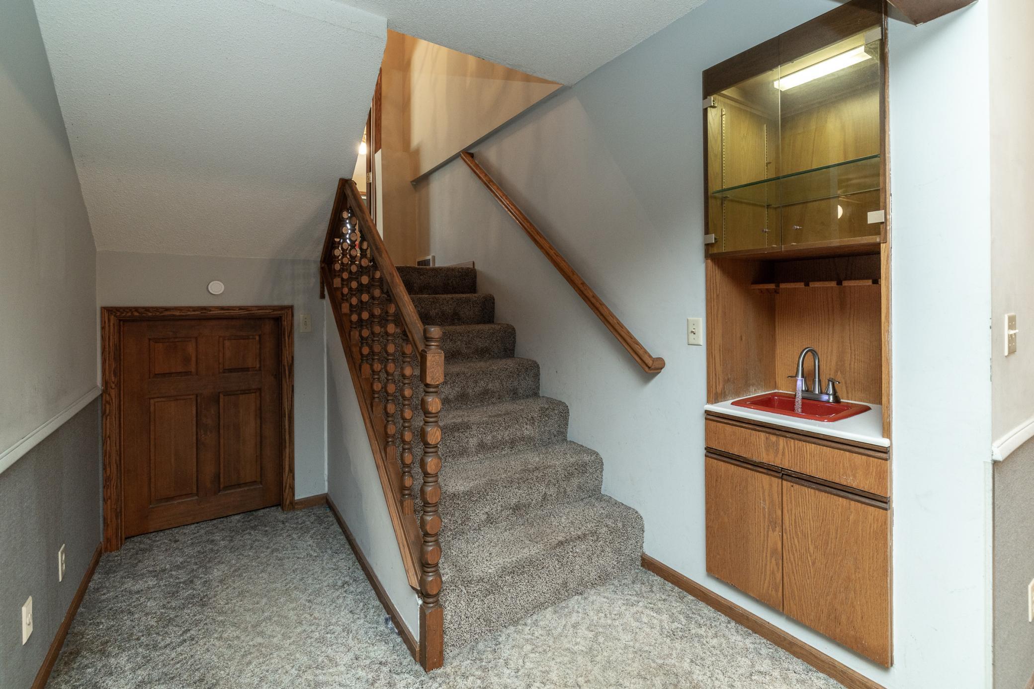 Stairway to Lower Level