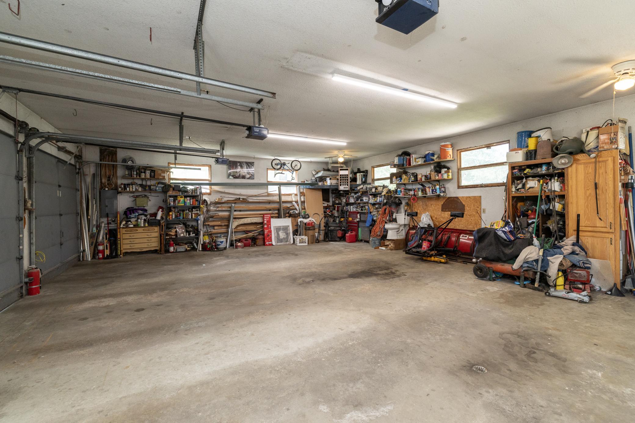 Three Car Heated Garage