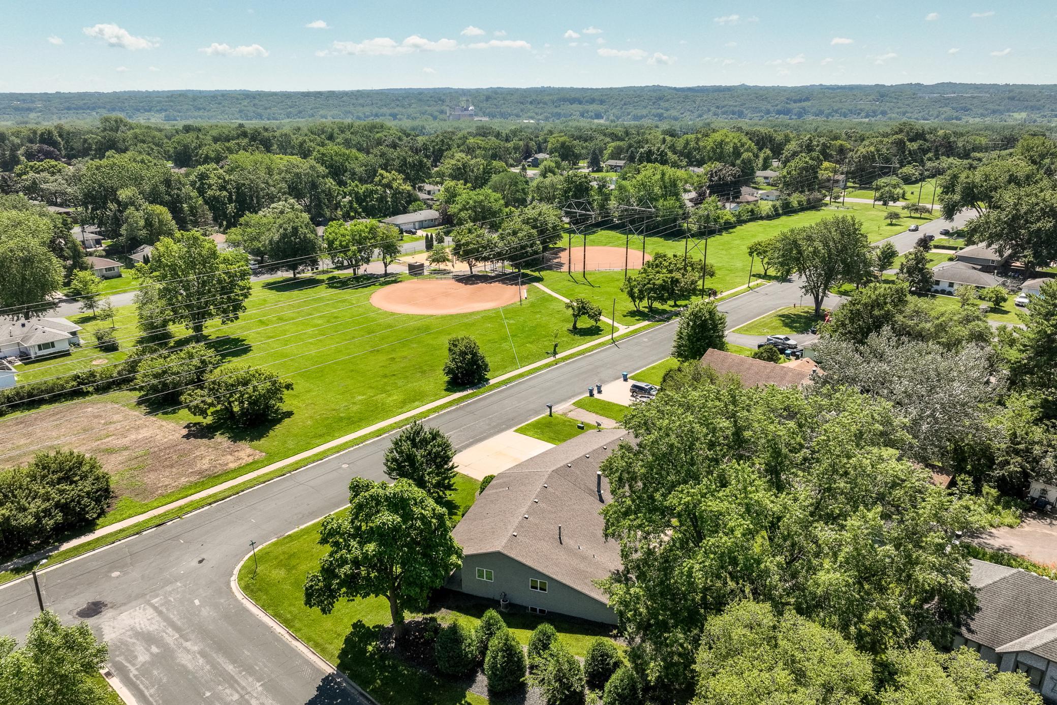 Aerial Photo of Corner Lot