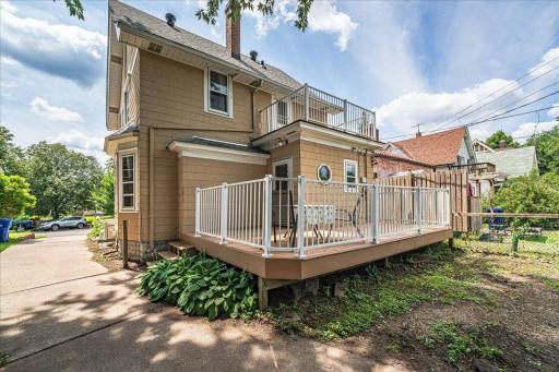 Both updated decks with the mature hostas