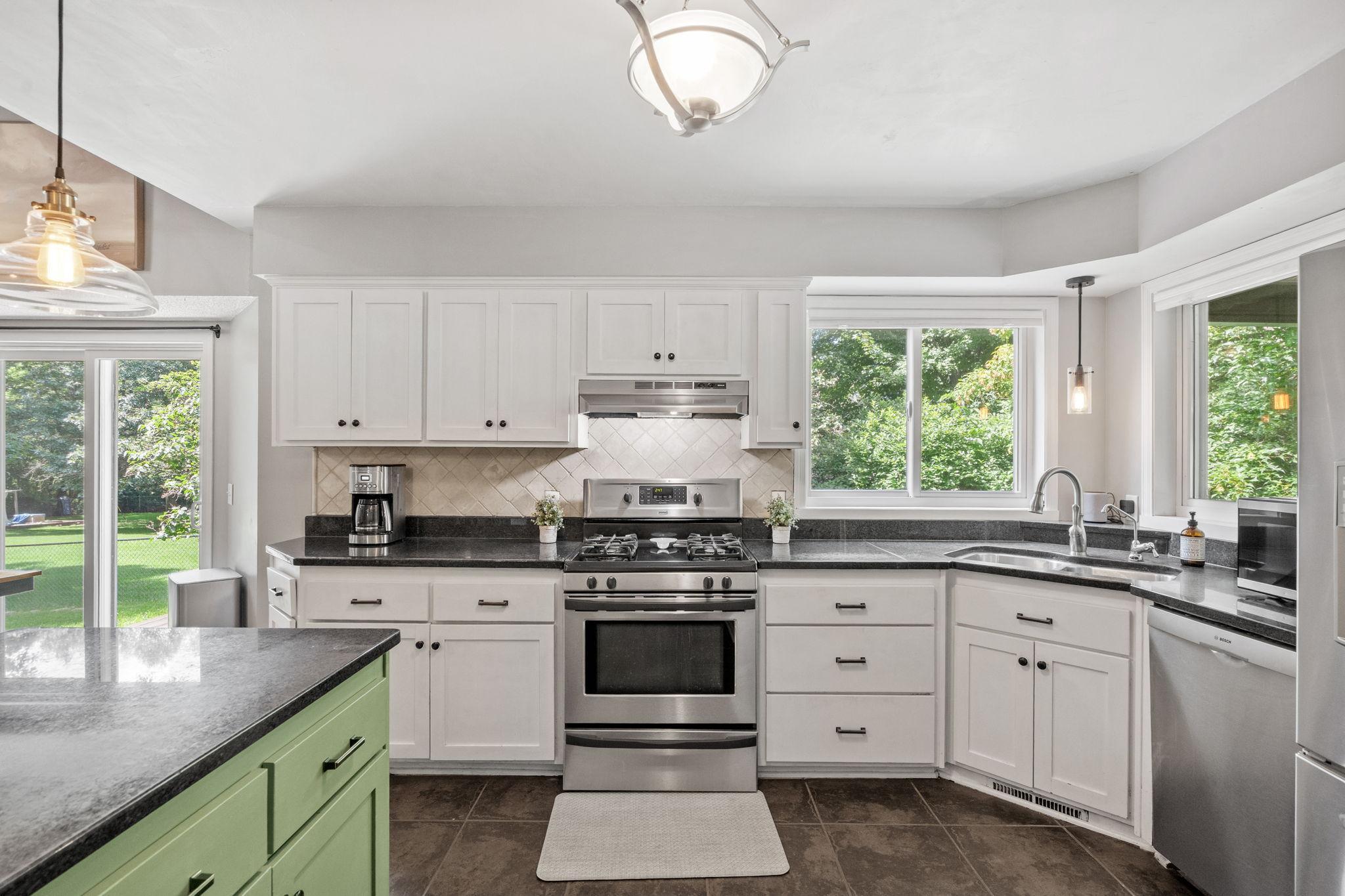 Clean, bright kitchen