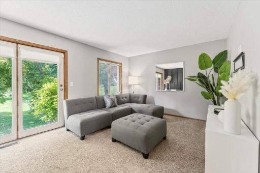 Spacious Living Room provides room for larger furniture