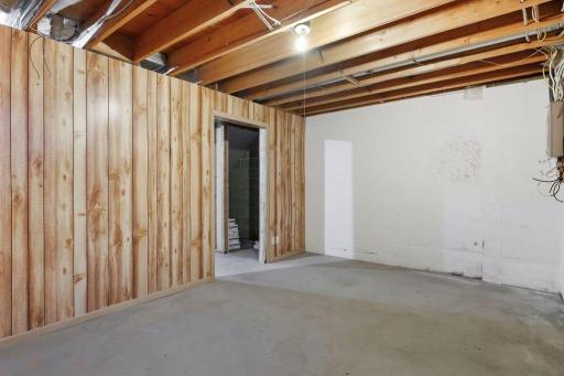 Unfinished room to add a 3rd Bedroom or Family Room