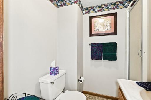 Lower level bath