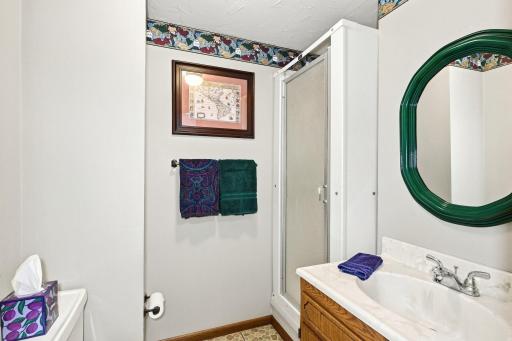 Lower level bath