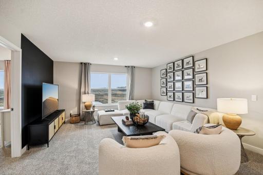 Moving upstairs you are greeted by this large loft space.