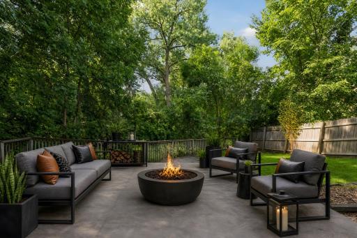 Patio - virtually staged