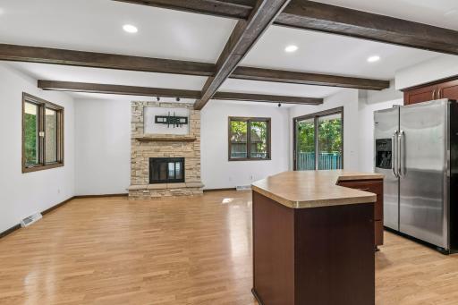 Family room off kitchen vacant