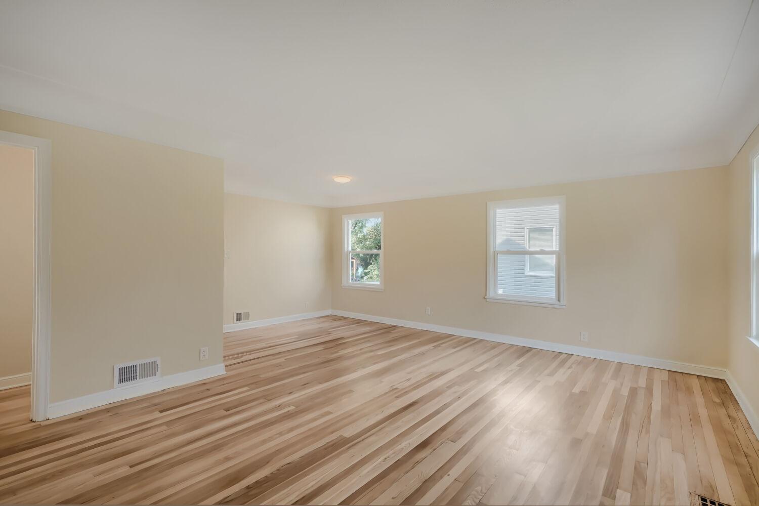 7711 Division St - Energy efficient upgrades save you money: high efficiency appliances, all new windows, LED lighting.