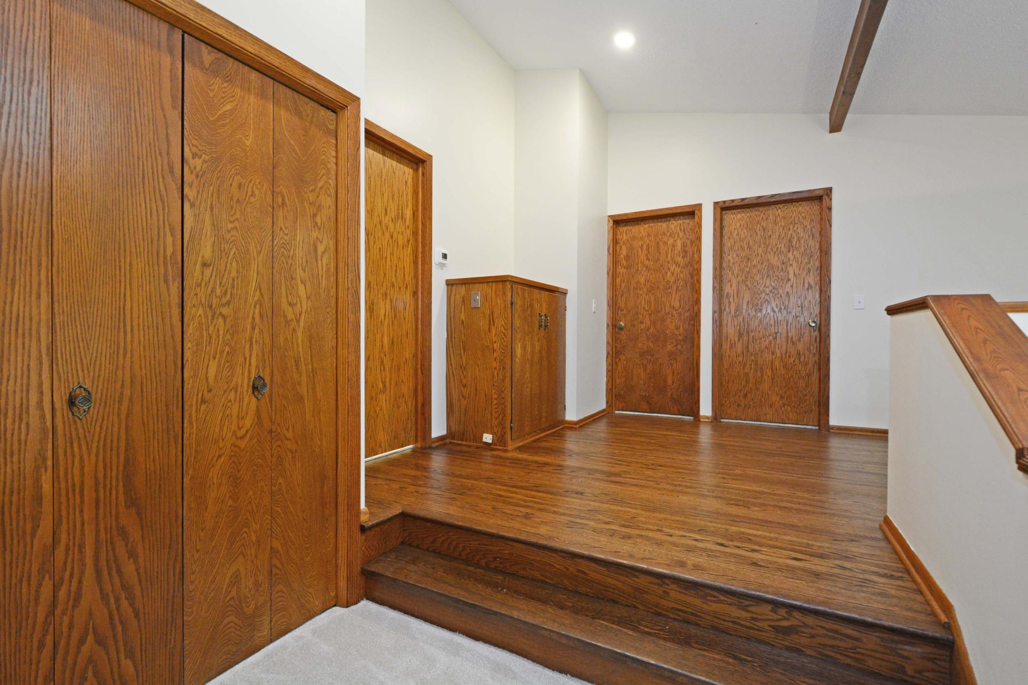 Upper level loft with storage
