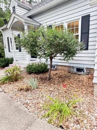 Refreshed landscaping