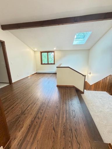 Upper level bonus room with skylight