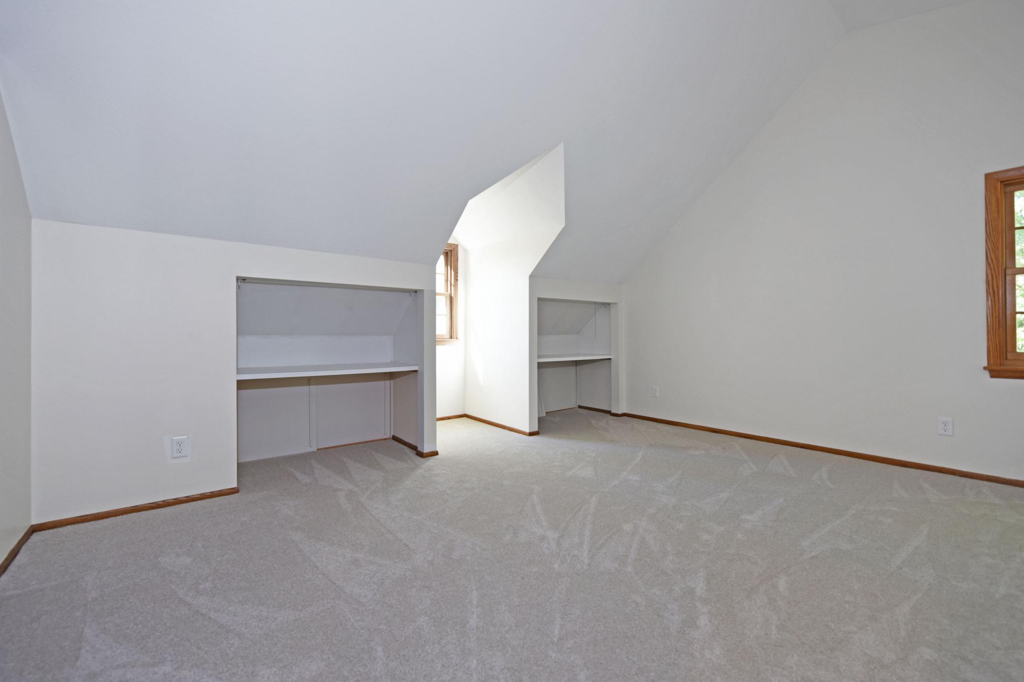 Bedroom #2 with built in desk areas