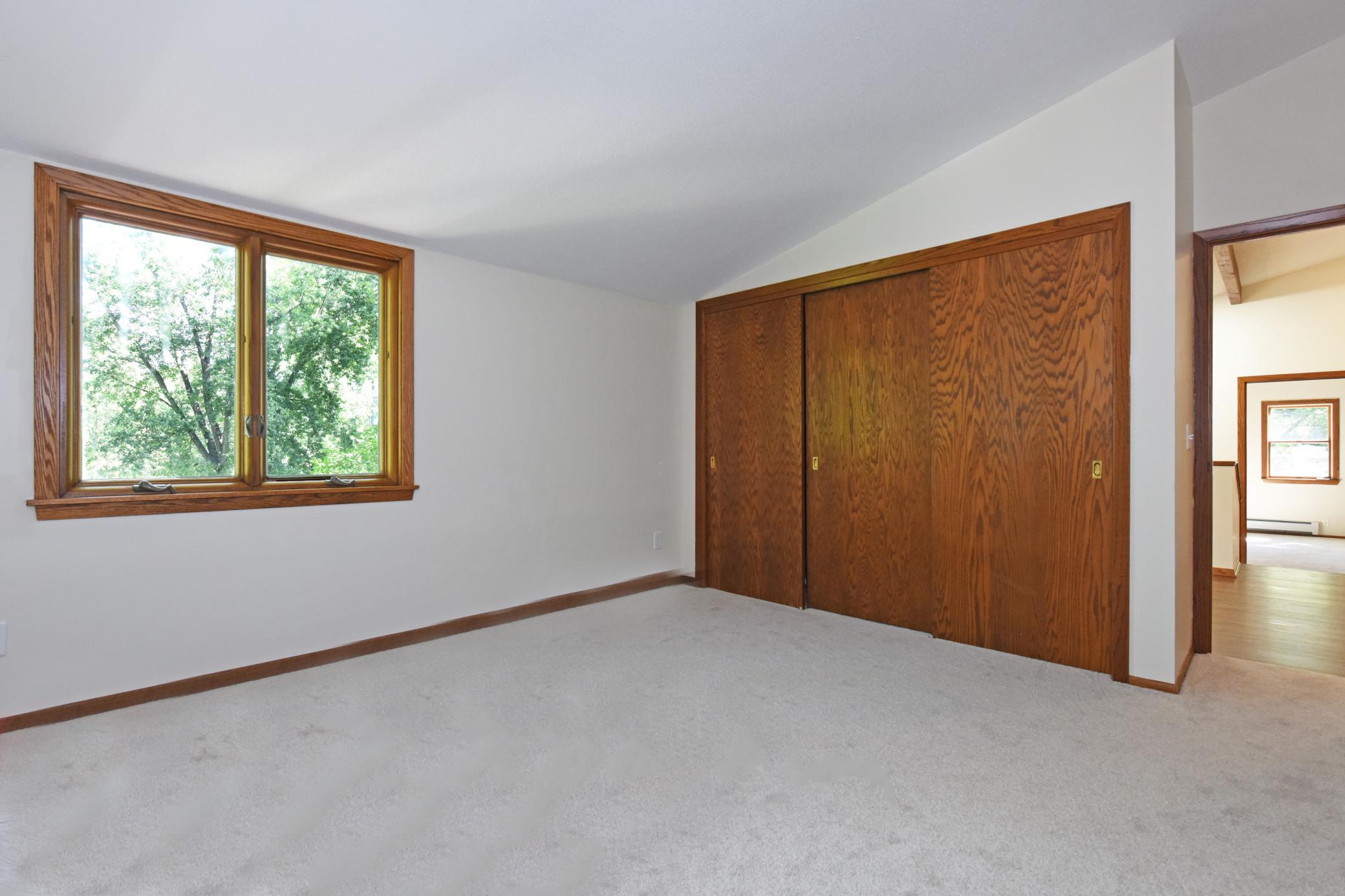 Bedroom #3 with over sized closet