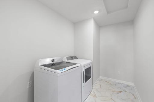 Upstairs laundry room. Washer/dryer included.