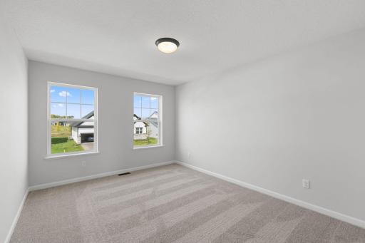 Bedroom 4 upstairs. Photo used for layout purposes. Finishes may be different.