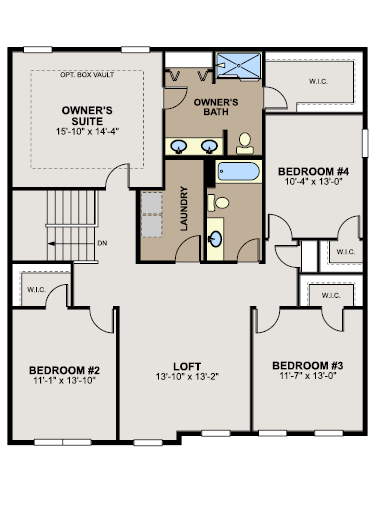 Waterbury Floorplan upper level - 4BR plus loft.png