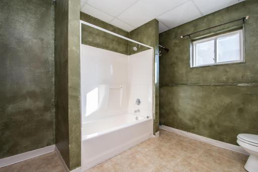 lower level full bathroom