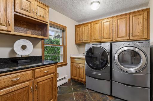 Large main floor laundry off of garage entry, works great as a mudroom.