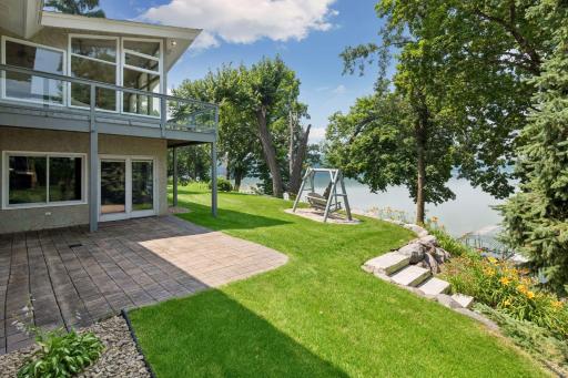 Plenty of lawn space off the back of the home and down by the lake for yard games and entertaining