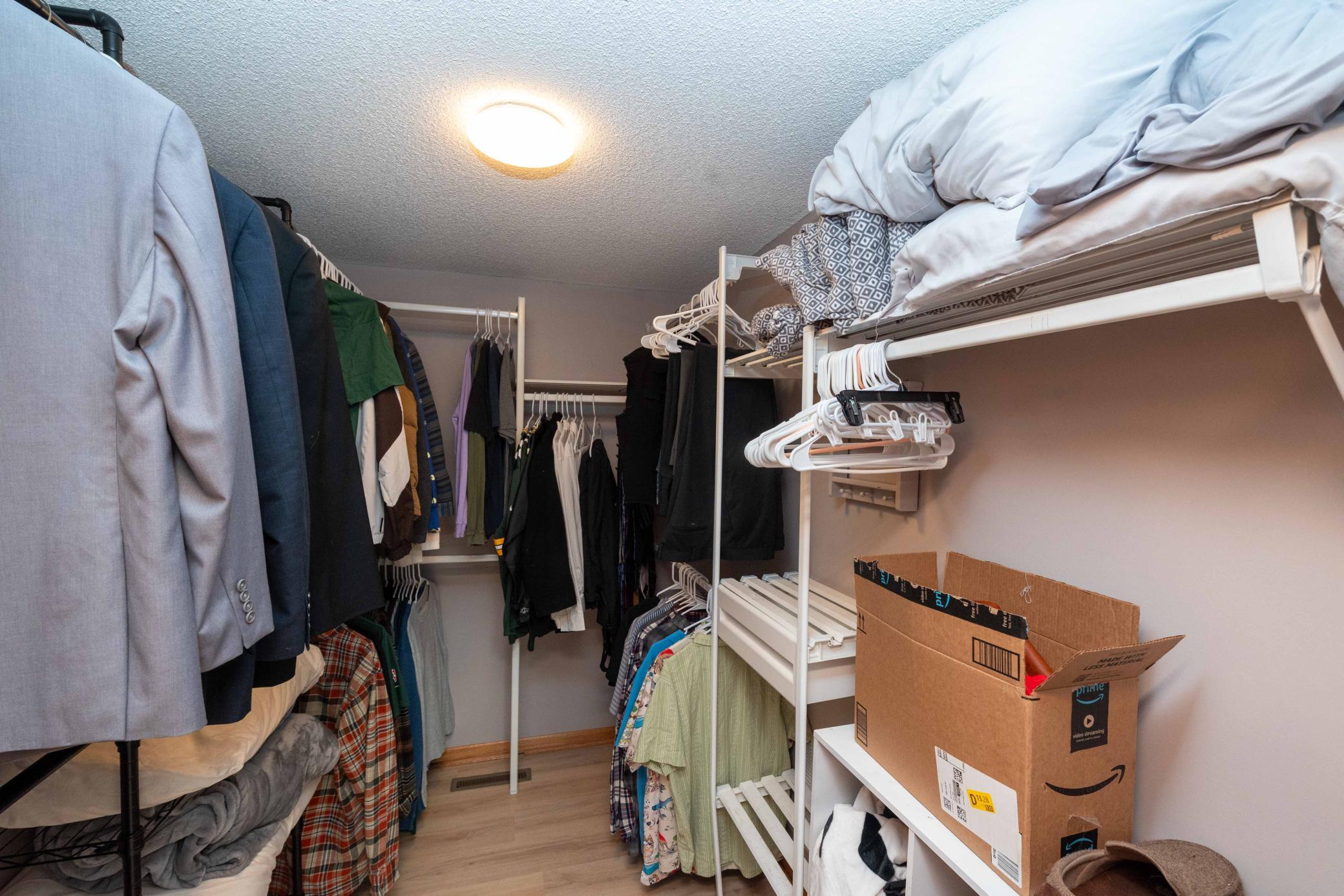 Primary walk-in closet