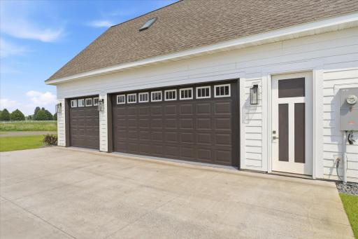 Oversize 3car garage - finished with floor drain.