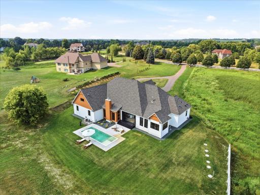 Very private estate designed for indoor-outdoor entertaining. The wetlands area brings in the nature and wildlife.