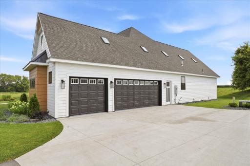 Oversize 3car garage - finished with floor drain.