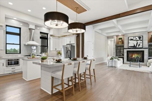 Entertain, cook and eat with your loved ones in this fabulous expansive space with 12 foot ceilings
