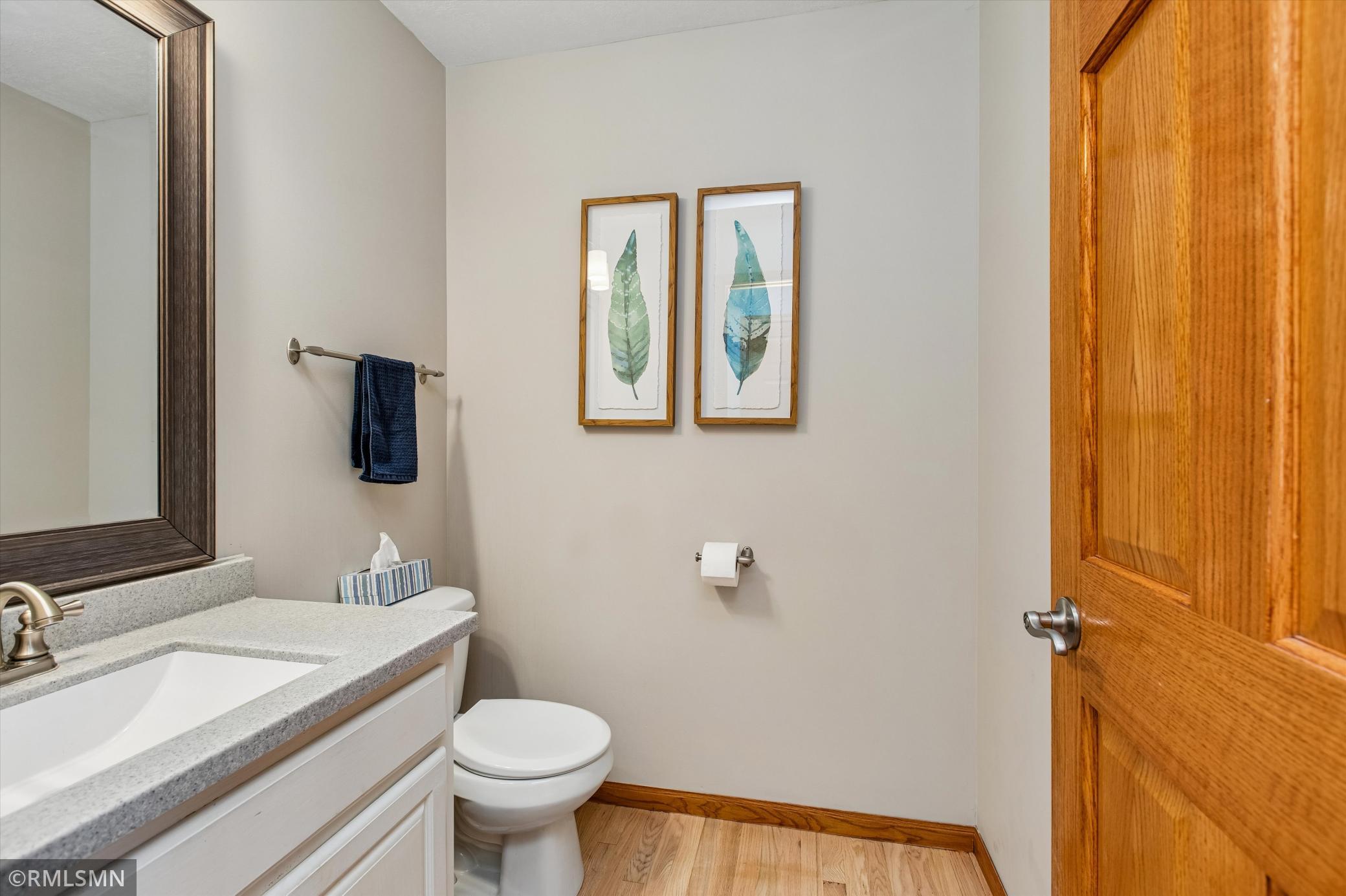 Main floor half bath