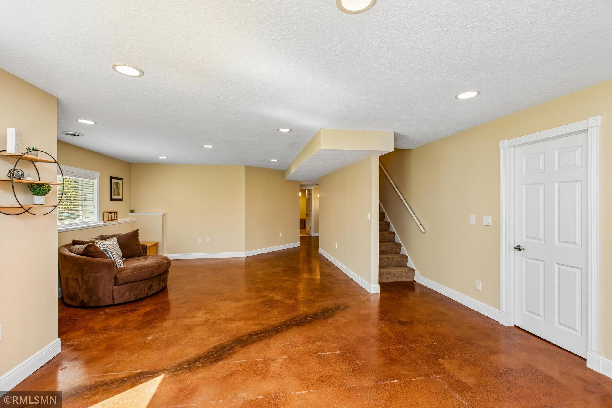 Lower level rec room area!