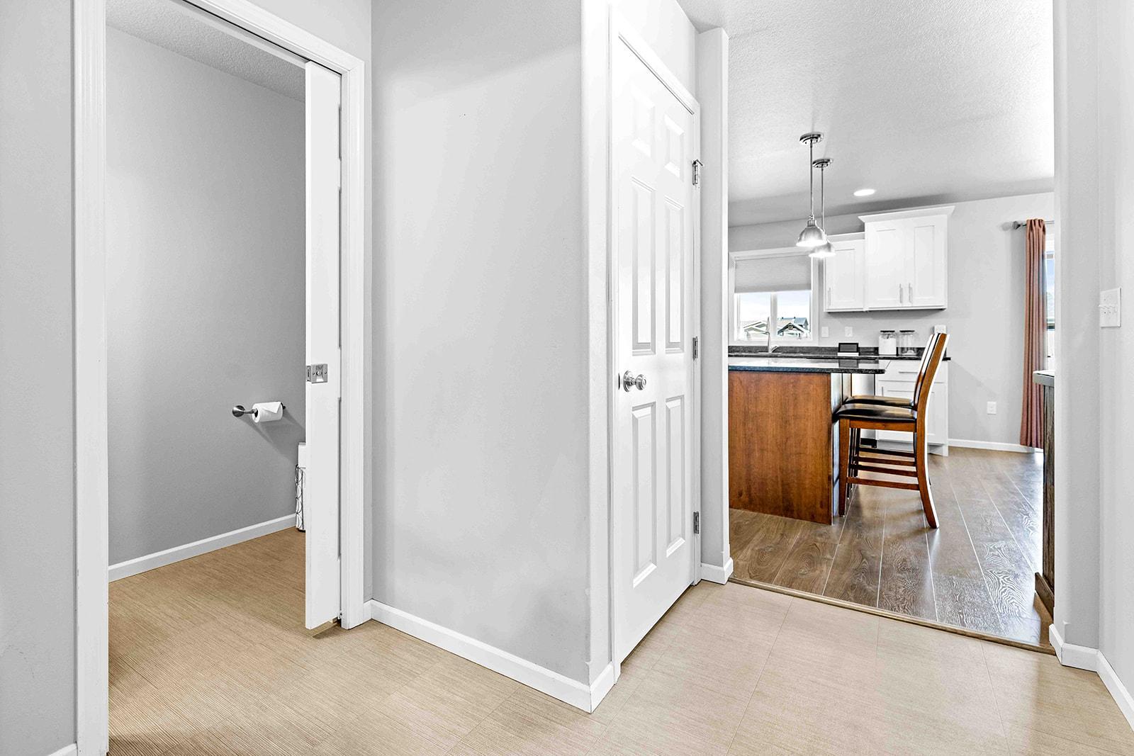 Bathroom from Garage Entry