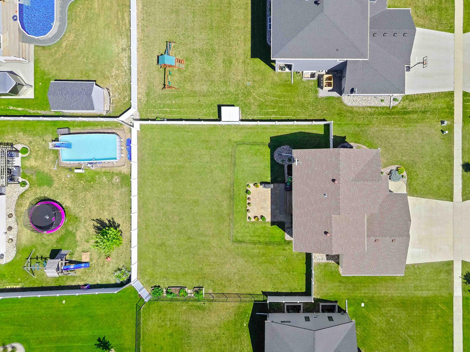 Large Fenced Yard with Irrigation System