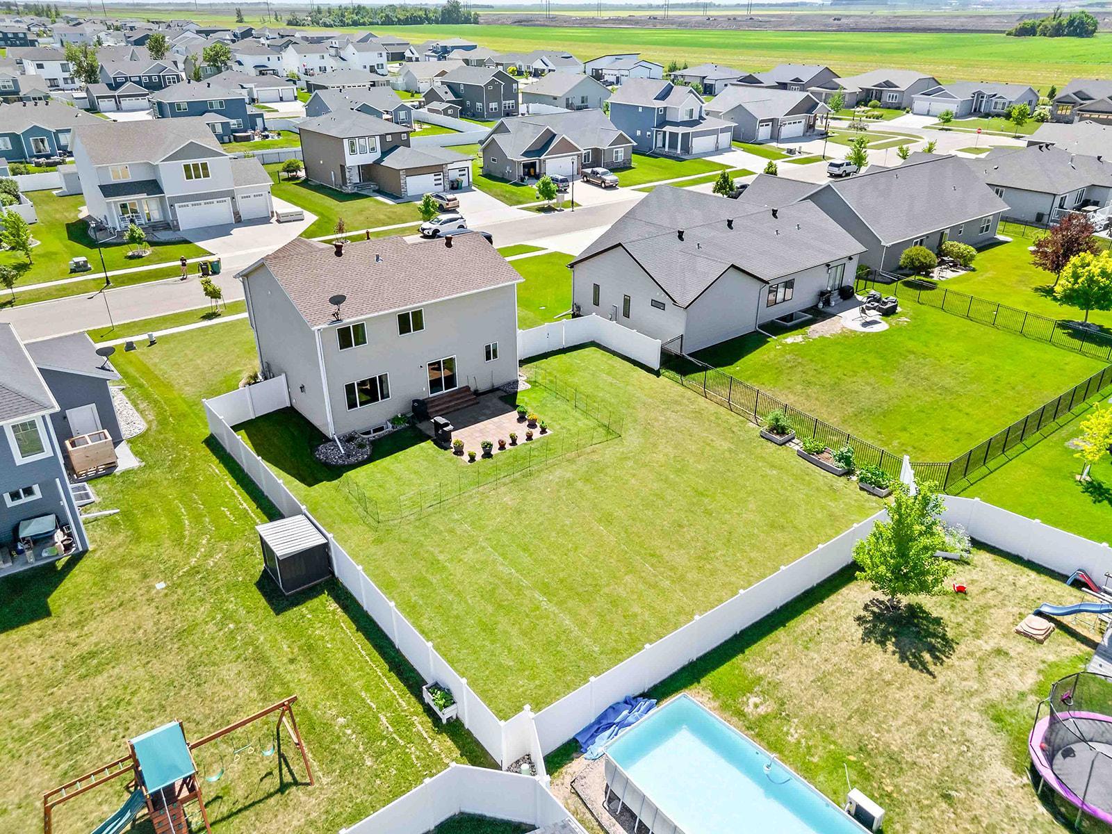 Large Fenced Yard with Irrigation System
