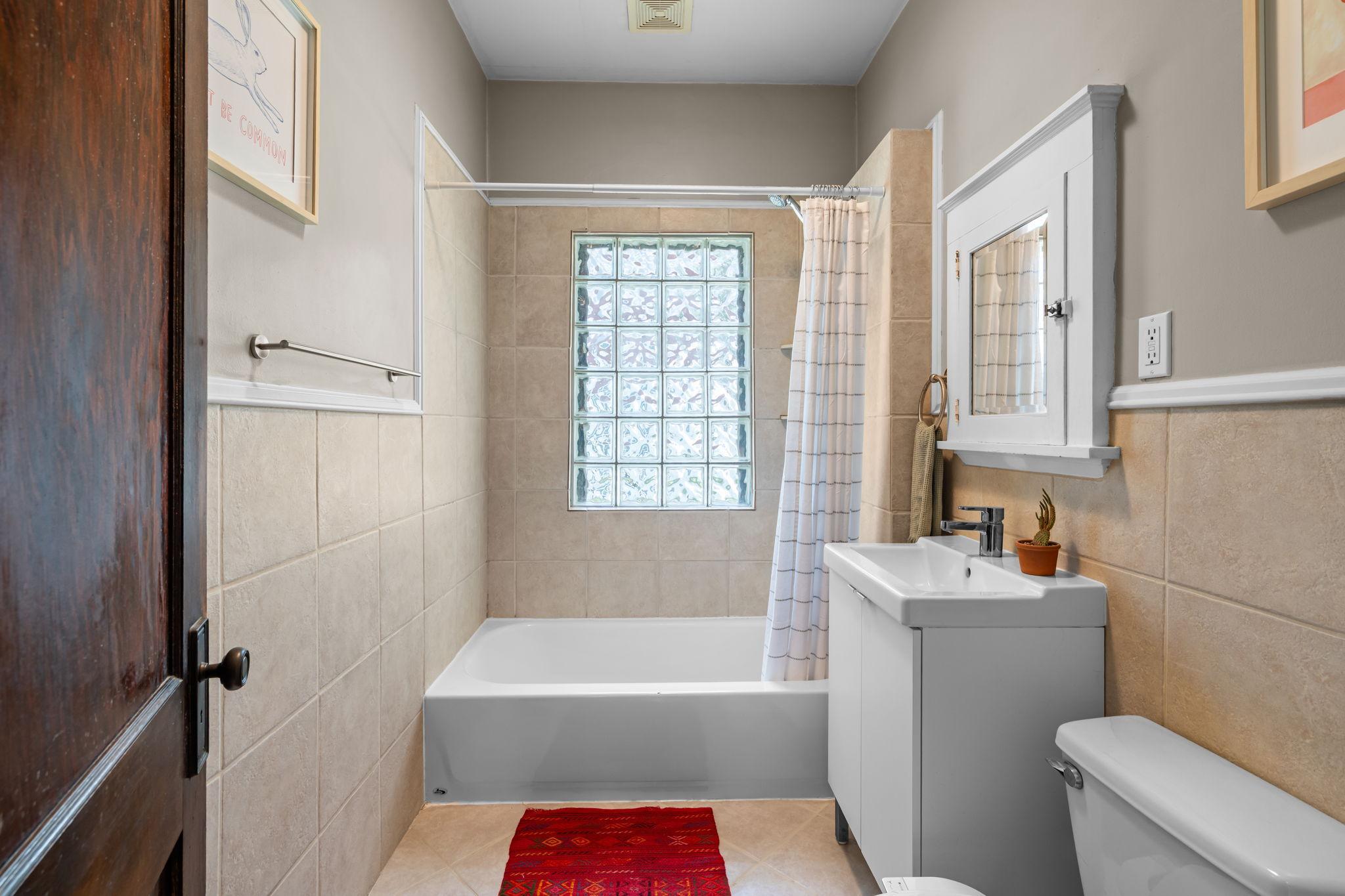 Full Bathroom on the main floor