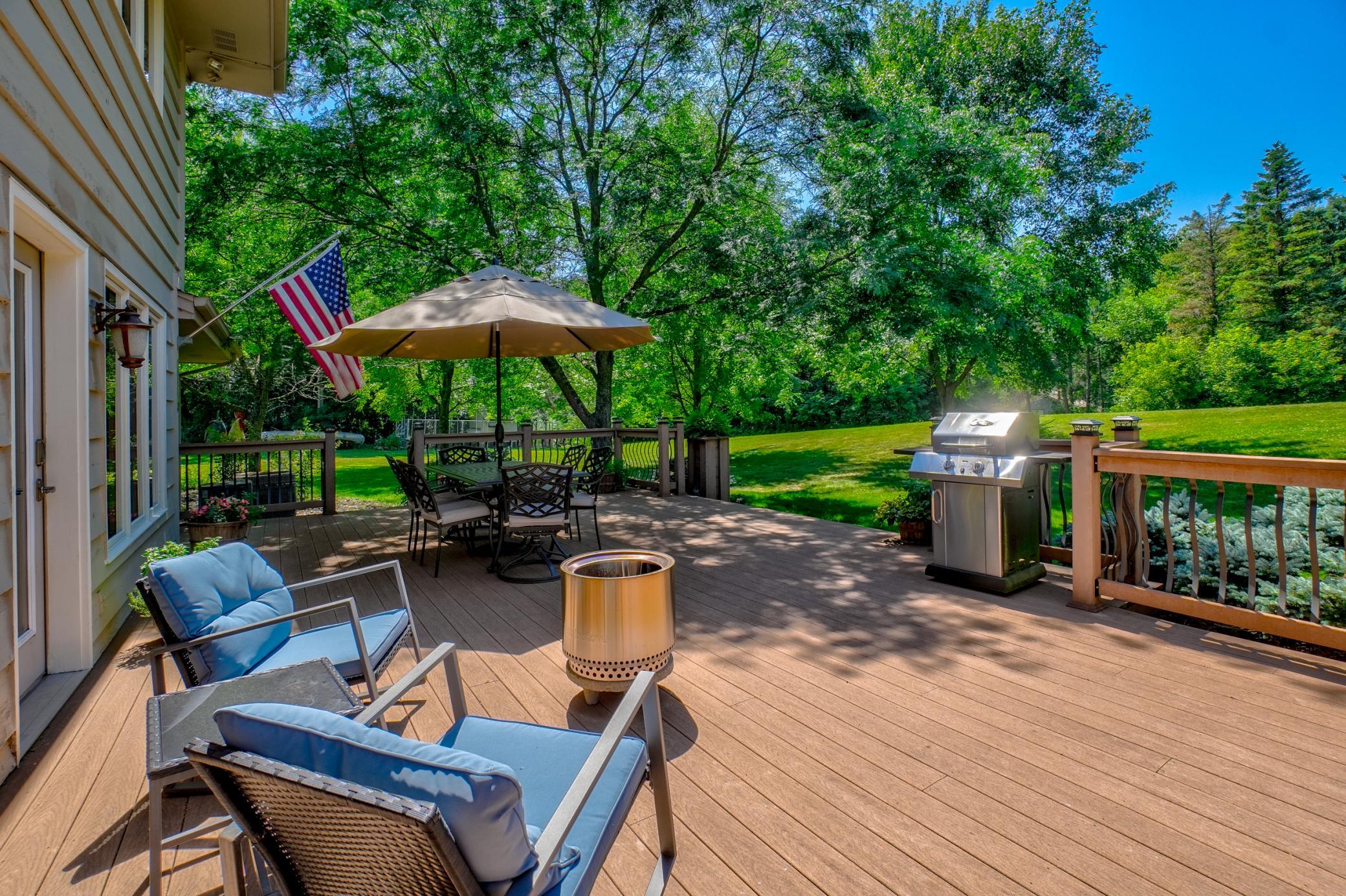 Outdoor living is equally impressive, relax and unwind on this expansive deck space that overlooks the backyard