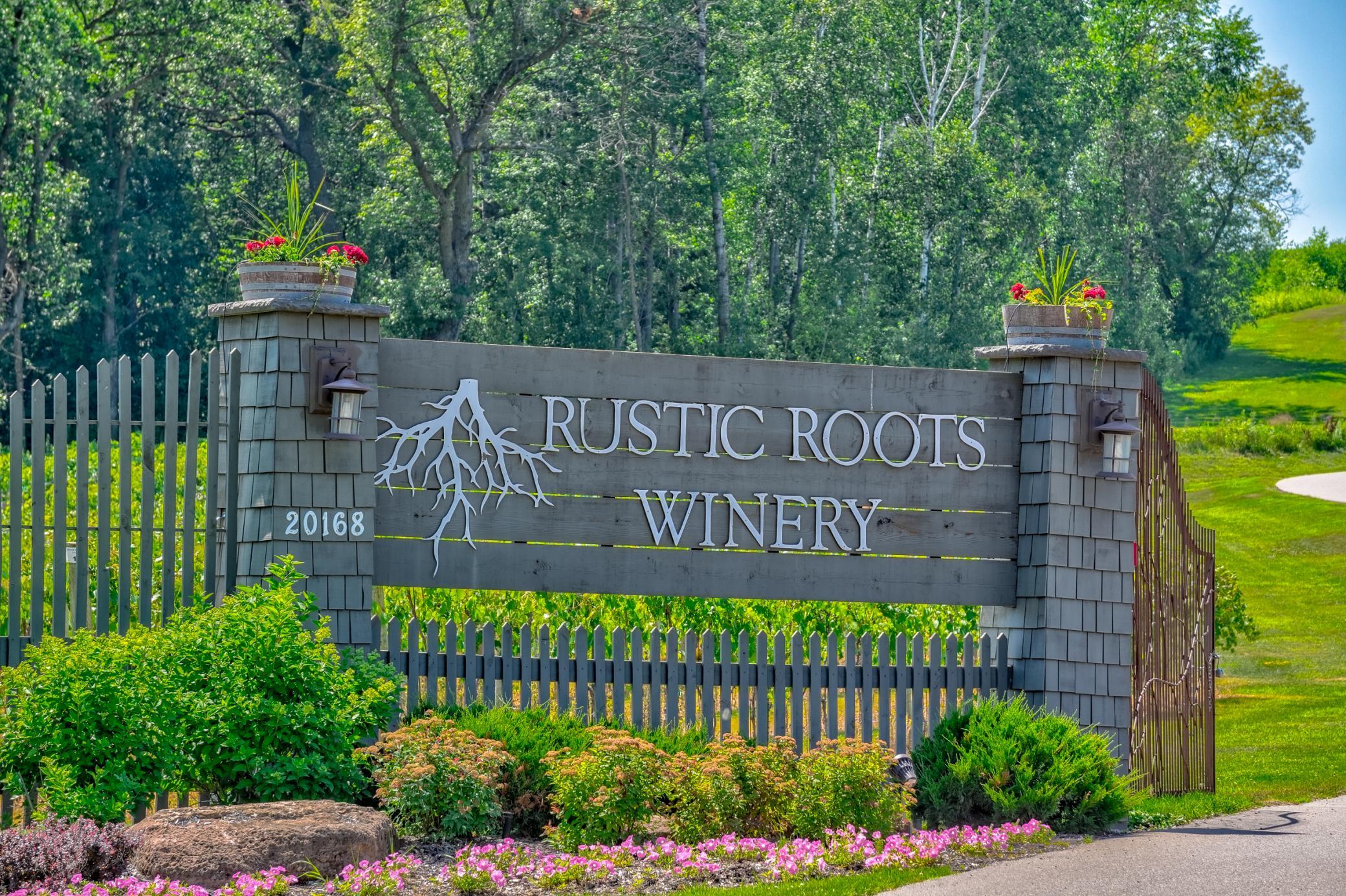 Located just minutes from the beautiful Rustic Roots Winery