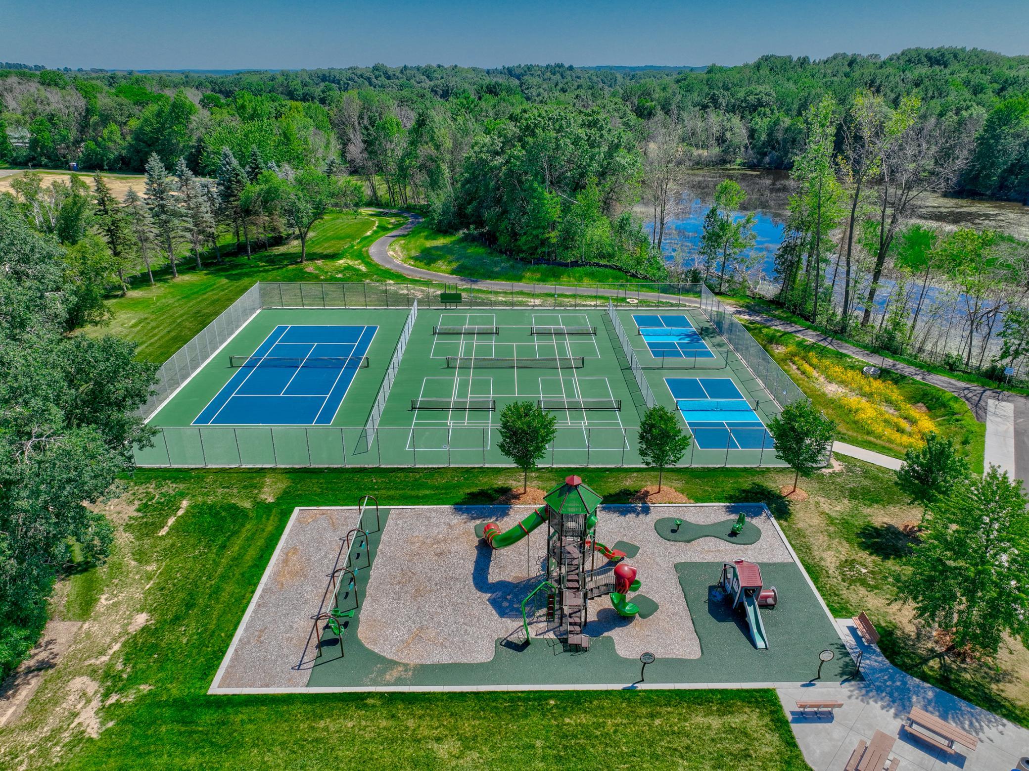 Enjoy an active lifestyle with easy access to a nearby park featuring playgrounds, tennis, and pickleball