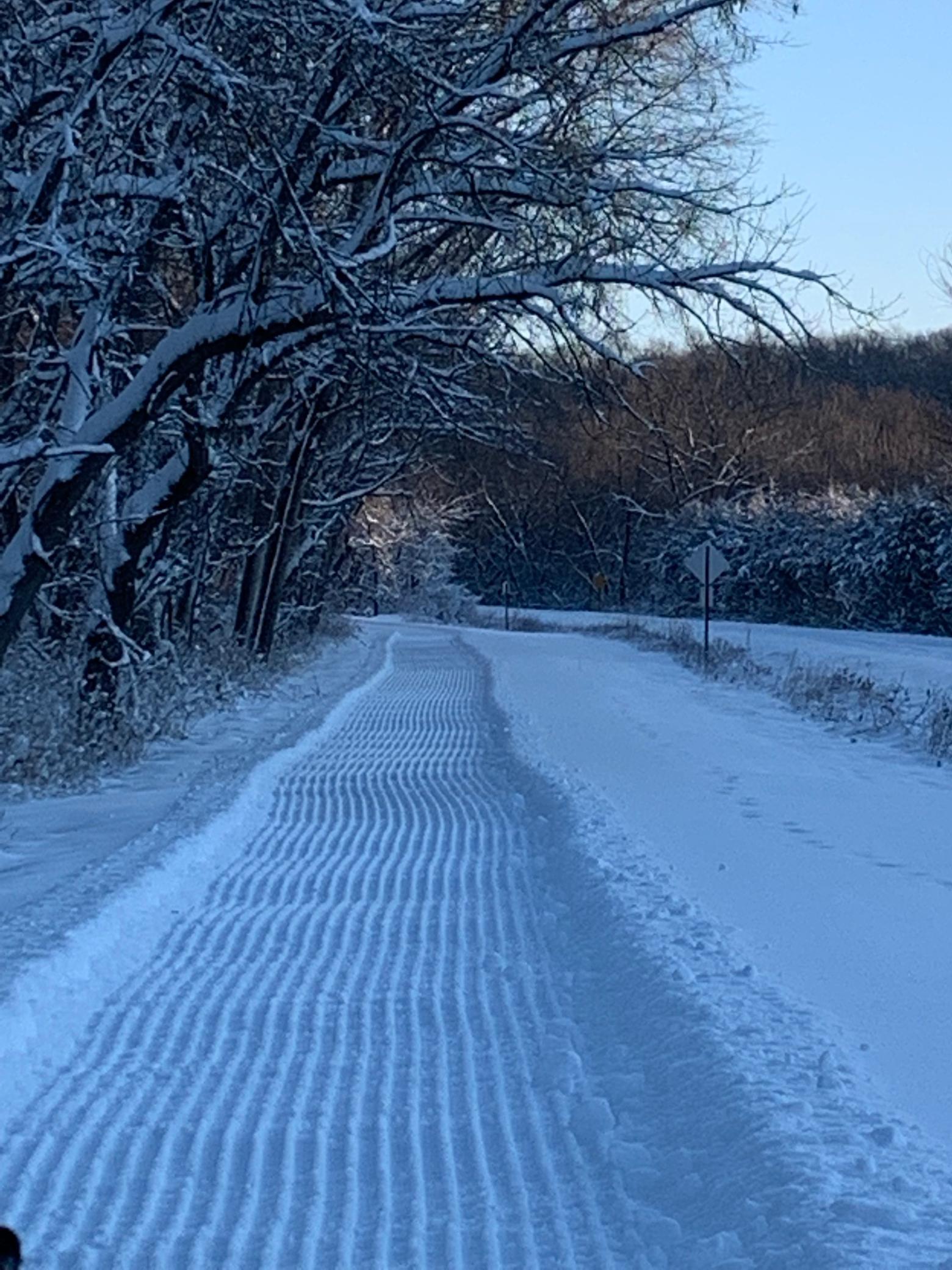 ...and cross country skiing in the winter.