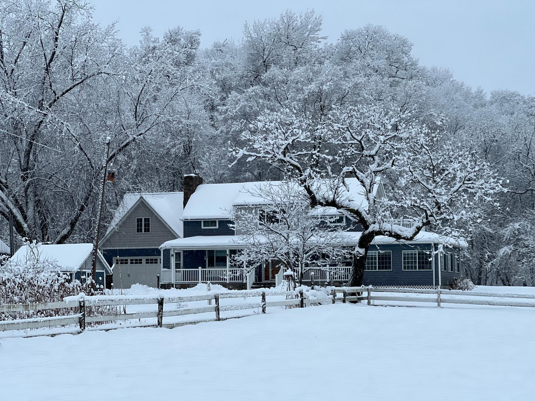 So picturesque as a winter wonderland!