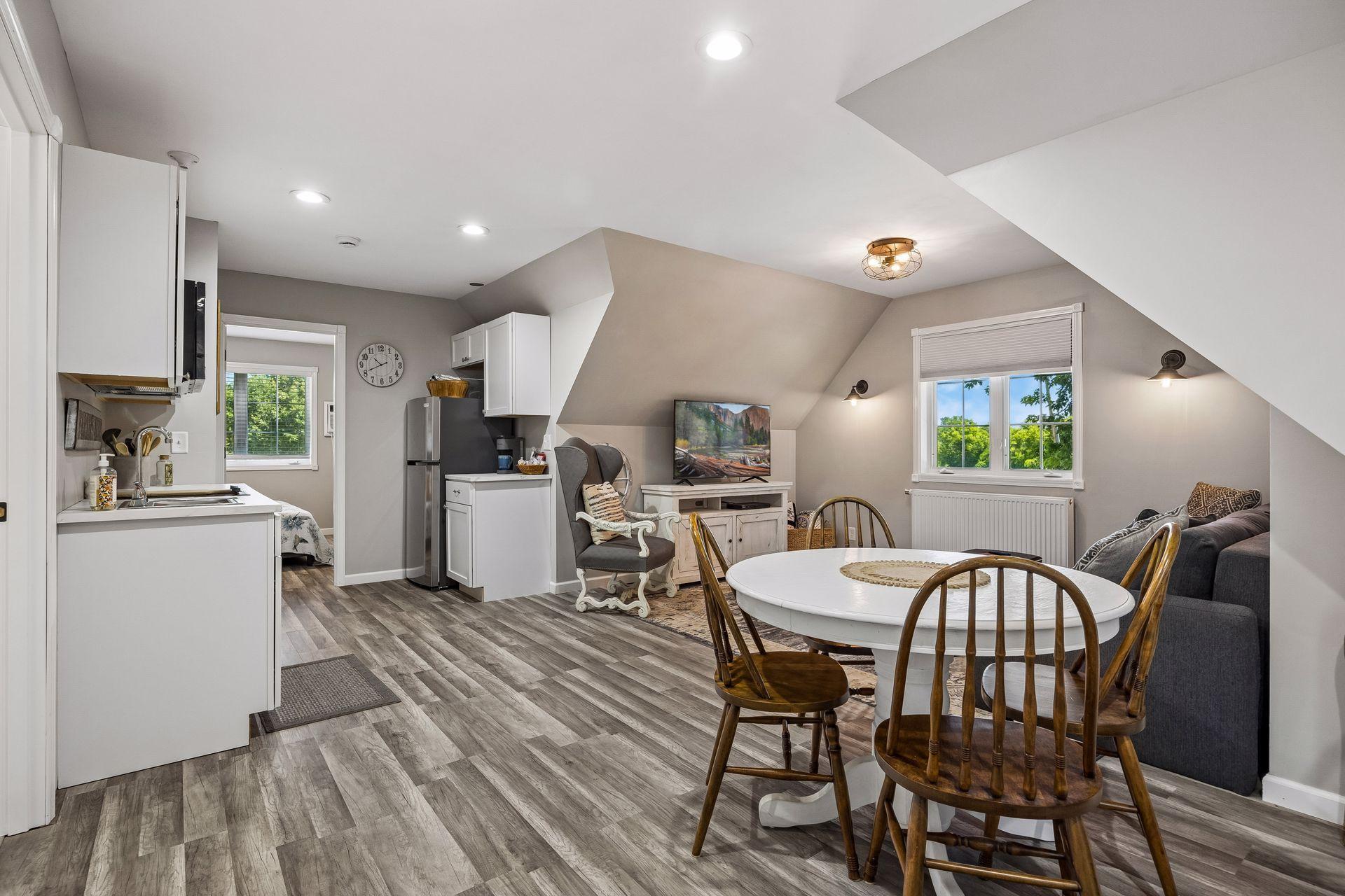 The guest suite is cozy, but there's plenty of room and has everything you need!