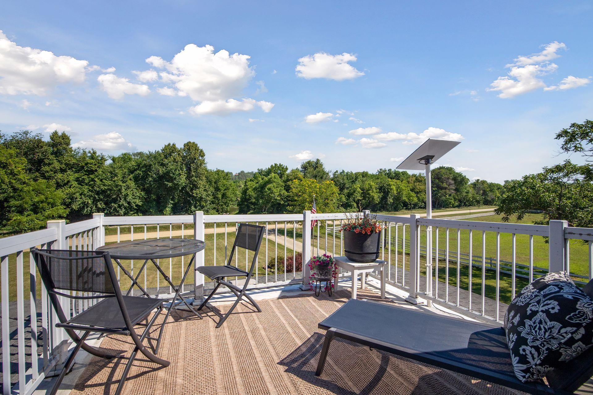 Here's your private balcony off the 3rd upper level bedroom. Just look at that incredible view!