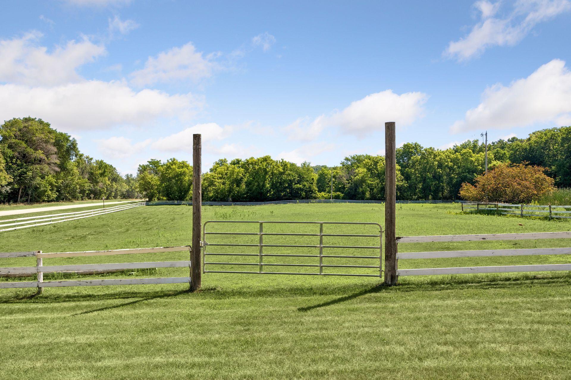 Approximately 4 of the 5 acres are fenced