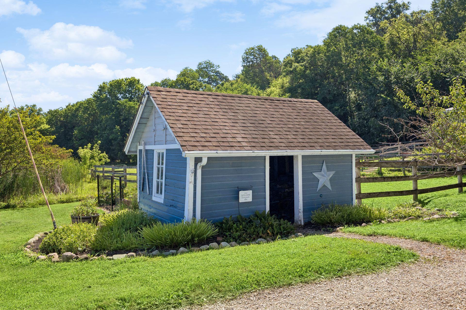 Storage/gardening shed is 14x10