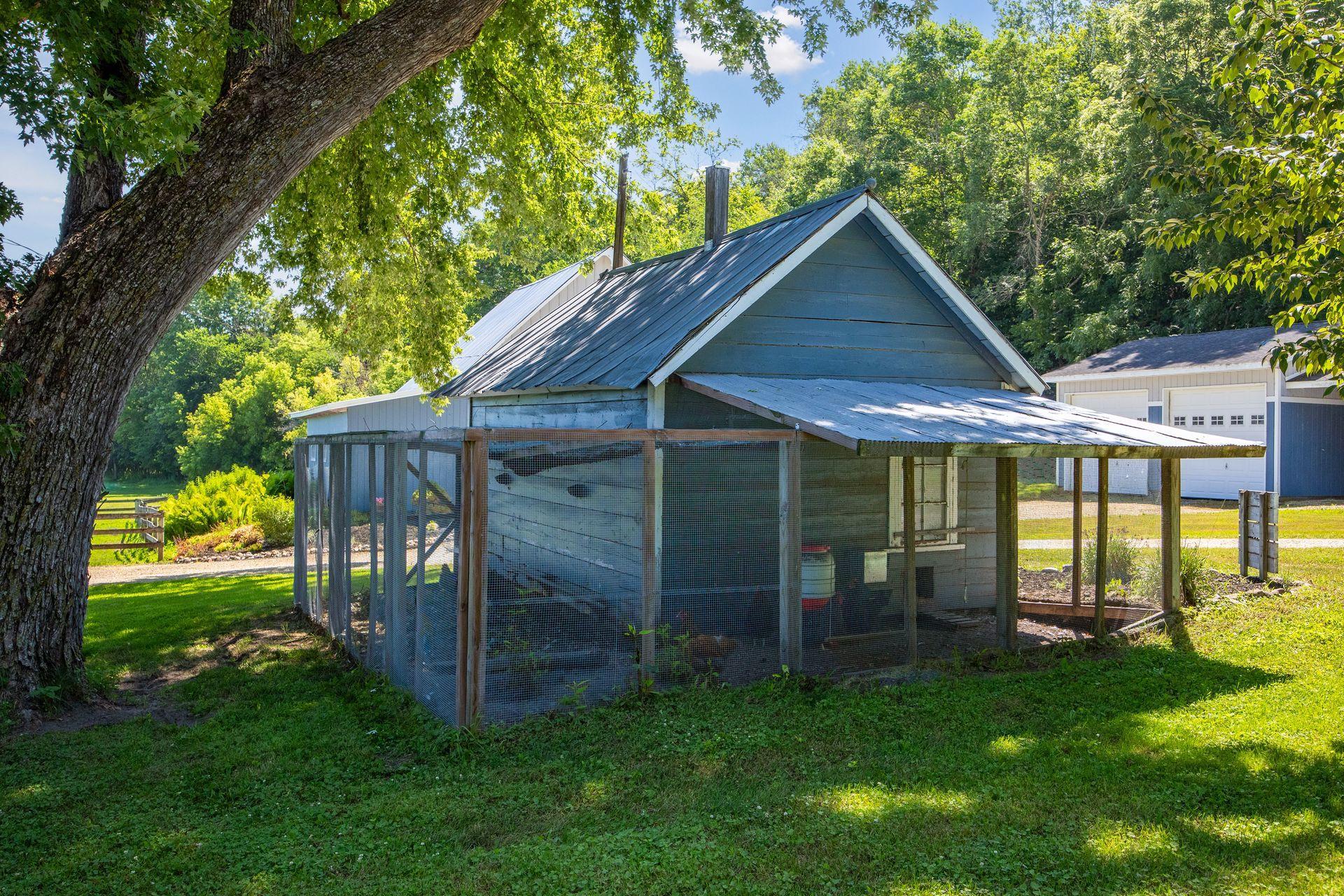 The 15x12 chicken coop is full of chickens for you!